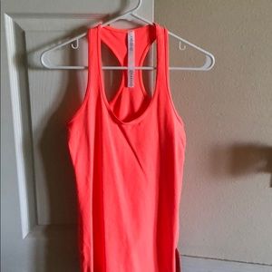 Orange lululemon tank